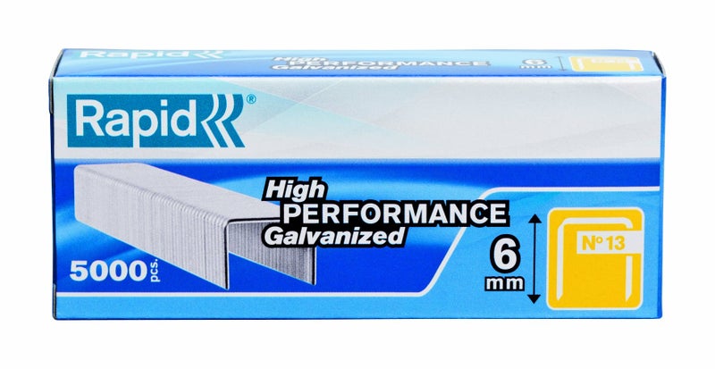 Rapid 23391100 1/4-Inch 19 Series Fine Wire Staples with R19E and R23, 5000 Per Box , Gray
